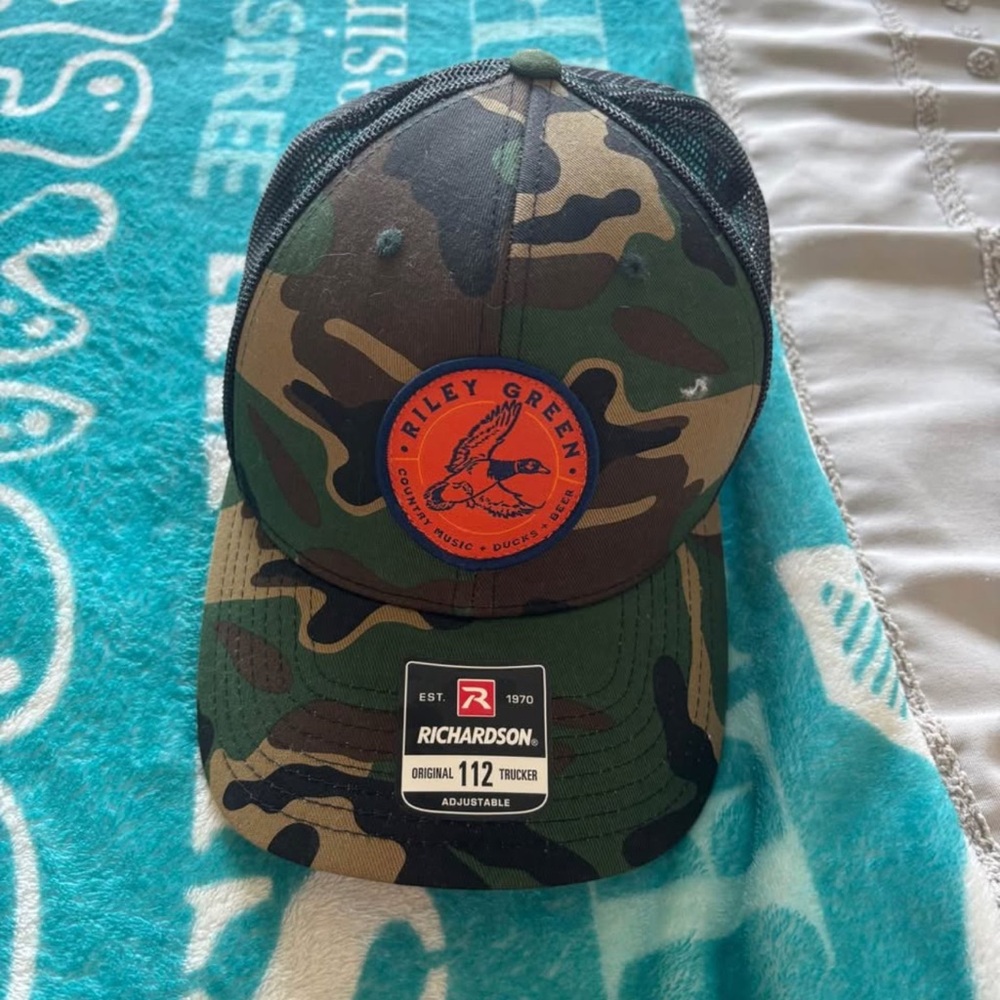 Riley Green Camo Trucker Hat
